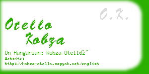 otello kobza business card